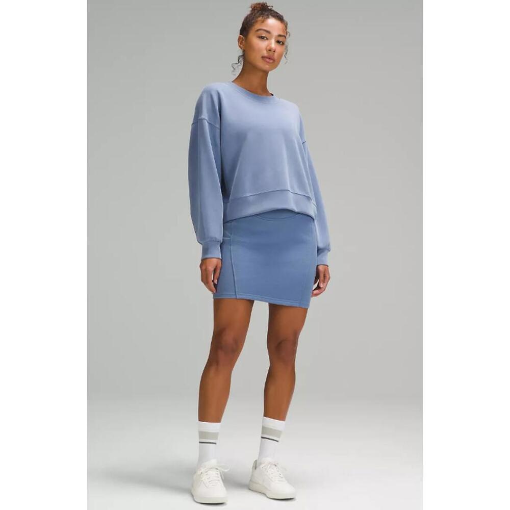 Lululemon Scuba High-Rise Mini Skirt Oasis Blue Size XL NWT